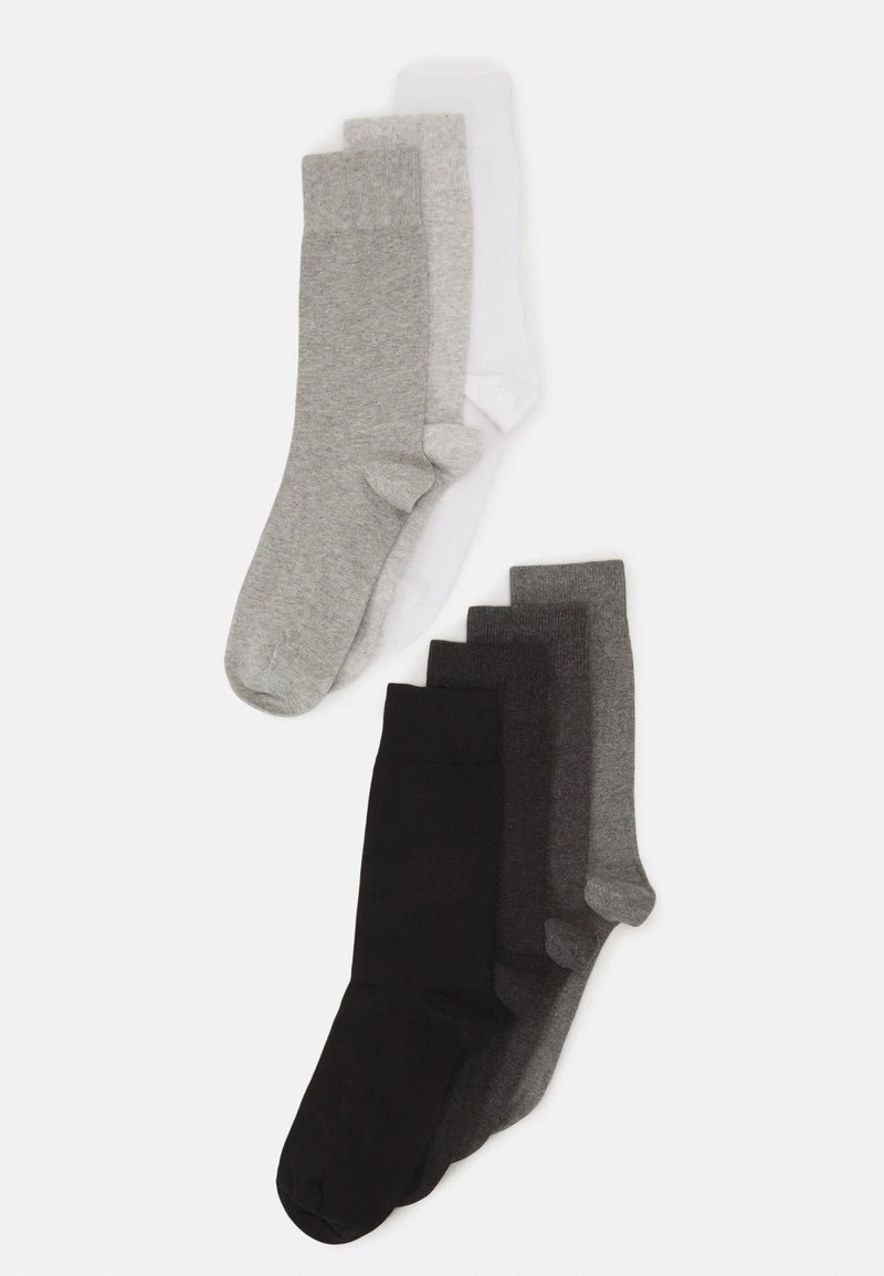 Pier One 7 PACK - Socken - Black/grey 3 Pier One 7 PACK - Socken - Black/grey