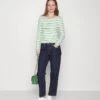 Anna Field 2 PACK - Langarmshirt - White/green -Pier One Mode Verkäufe d4bb33cc663a480eb95035b68fa36455