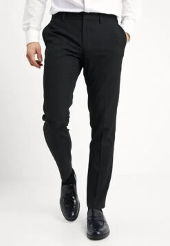 BASIC PLAIN BLACK TUX SUIT SLIM FIT - Anzug - Black -Pier One Mode Verkäufe d7c6dc4b665a4696a153e495b2b1bcb6