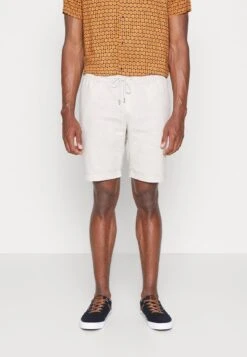 Pier One LINEN BLEND DRAWCORD SHORTS - Shorts - Beige -Pier One Mode Verkäufe e1eb8ad428564dfb8727d9aeaa0a8f0f