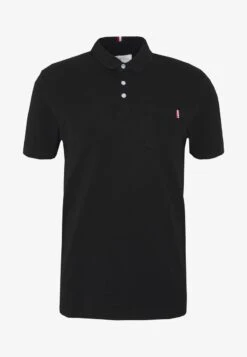 Pier One TRICOLORE TRIM POLO - Poloshirt - Black -Pier One Mode Verkäufe e404807e1e204940957c687903f2c960 1