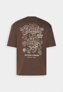 YOURTURN UNISEX - T-Shirt Print - Brown -Pier One Mode Verkäufe e486495ca15c40a8be089f37f78c23c0