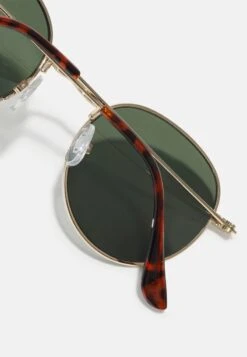 Pier One UNISEX - Sonnenbrille - Gold-coloured/green -Pier One Mode Verkäufe e92d3af19b37403e9750478796cb172c