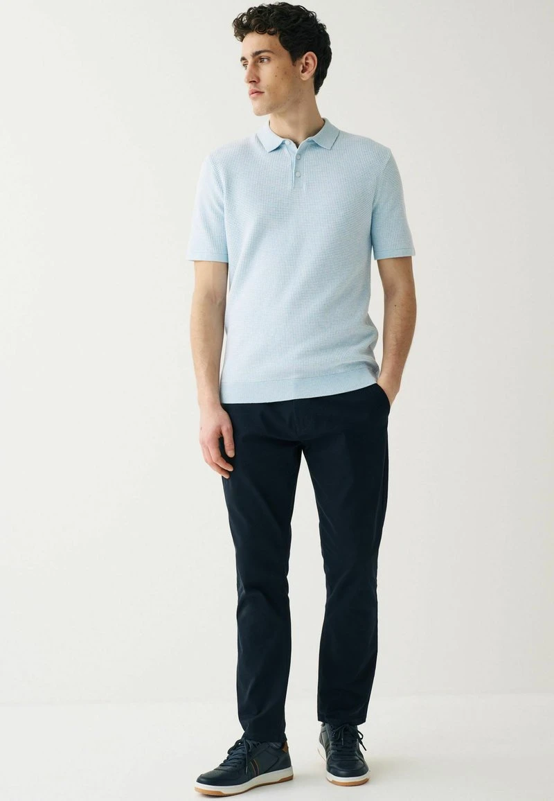 Next TEXTURED STANDARD - Poloshirt - Blue 4 Next TEXTURED STANDARD - Poloshirt - Blue – Bild 2
