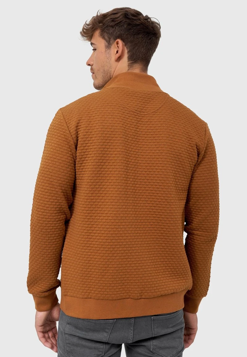 Indicode Jeans BERMIE - Sweatjacke - Mottled Brown 5 Indicode Jeans BERMIE - Sweatjacke - Mottled Brown – Bild 3