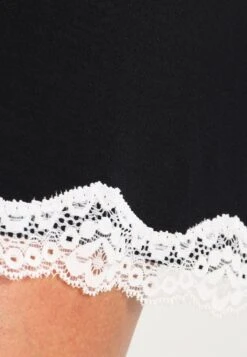 Anna Field HEIDI LONG SLEEVES VISCOSE NIGHTDRESS - Nachthemd - Black -Pier One Mode Verkäufe f833b7133ba747e99510b29e29947484